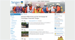 Desktop Screenshot of feuerwehr-tengen.de