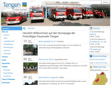Tablet Screenshot of feuerwehr-tengen.de
